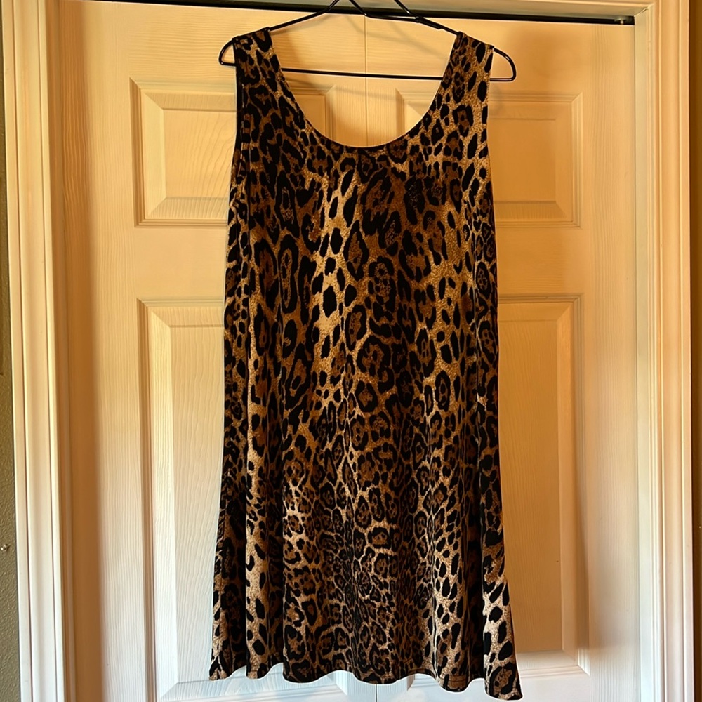 Vintage Jostar Leapord Print Dress Size XL